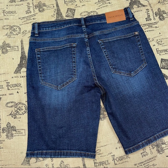 Jack Wills NWT! Washed Blue Denim Short Size 32 - Picture 9 of 14